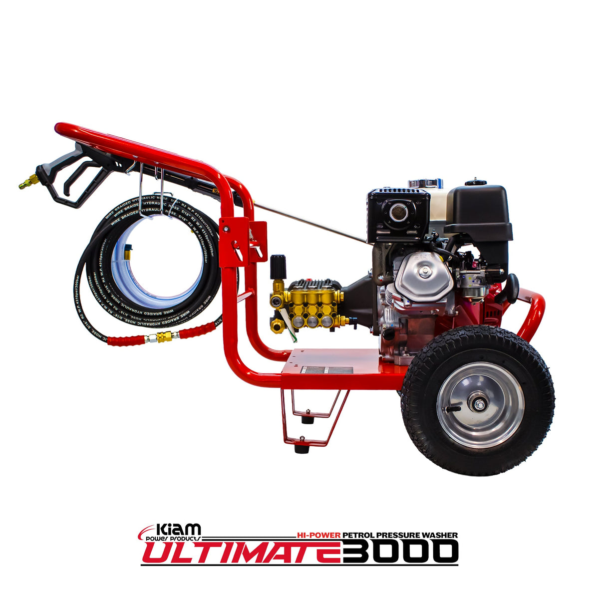 Kiam Products Kiam 3000P Petrol Pressure Washer Honda GX200 Engine 3000 PSI 13 LPM