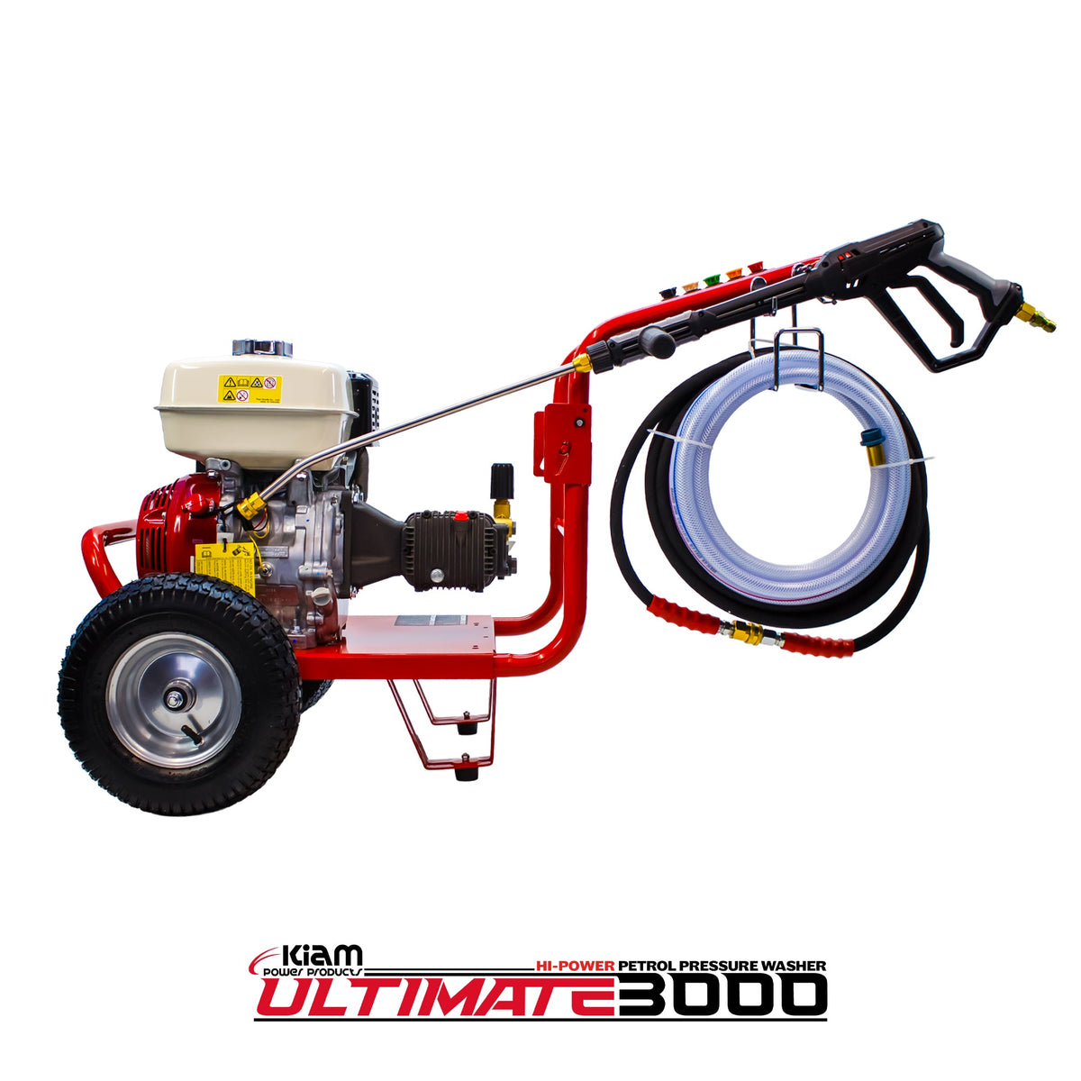 Kiam Products Kiam 3000P Petrol Pressure Washer Honda GX200 Engine 3000 PSI 13 LPM