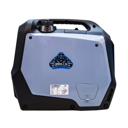 Equip2clean Gorilla Power 3500W Inverter Suitcase Generator - GP3500i – Powerful & Fuel Efficient