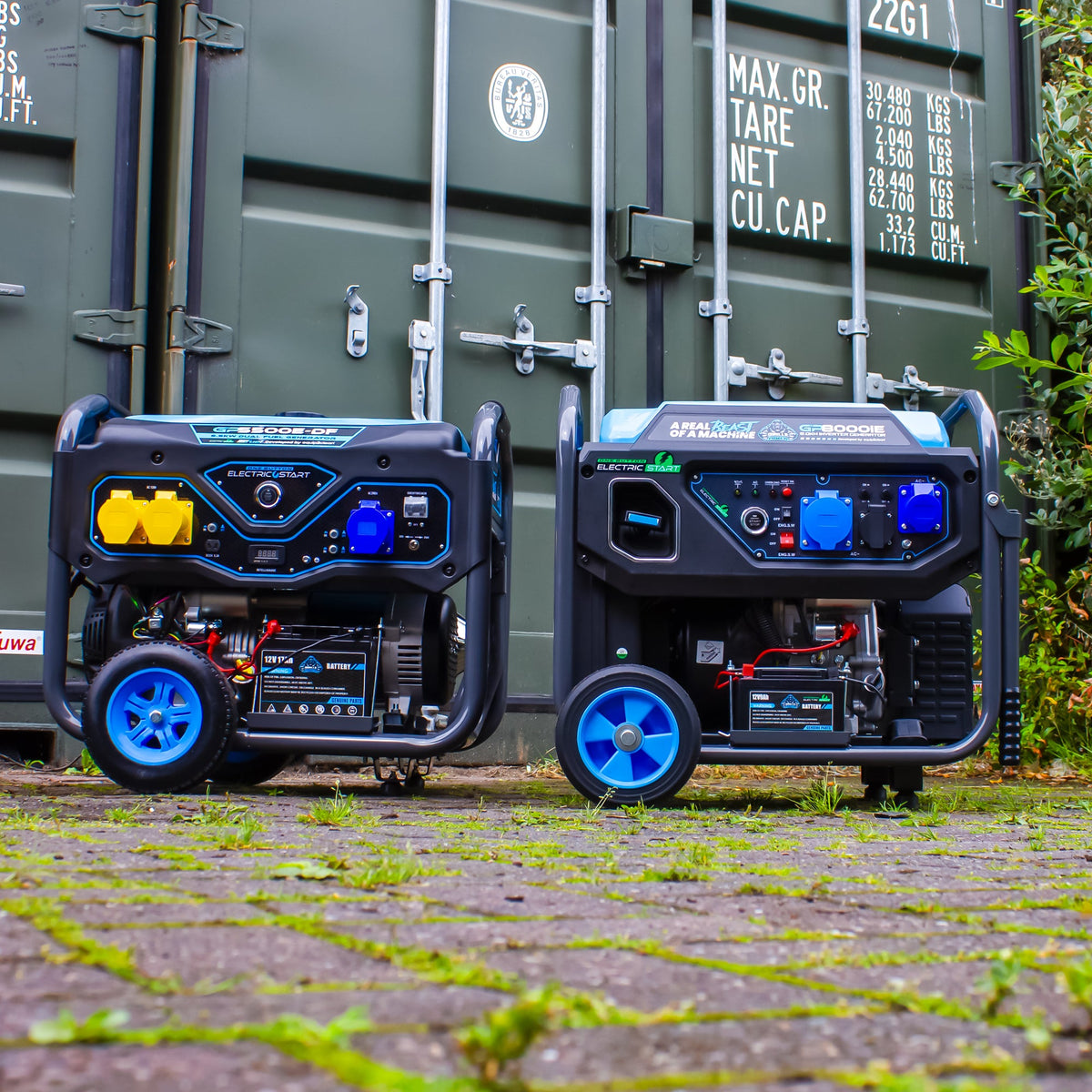 Equip2clean Gorilla Power 8000W Inverter Open Frame Generator with Electric Start - GP8000iE – High Performance & Fuel Efficient