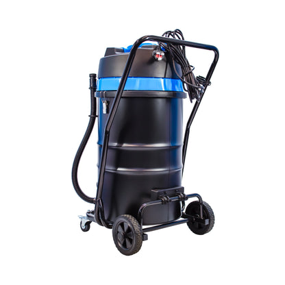 Kiam Products SiteVac® KV80-3F – Triple Motor Warehouse Vacuum (3600W) with Front-Mounted Squeegee