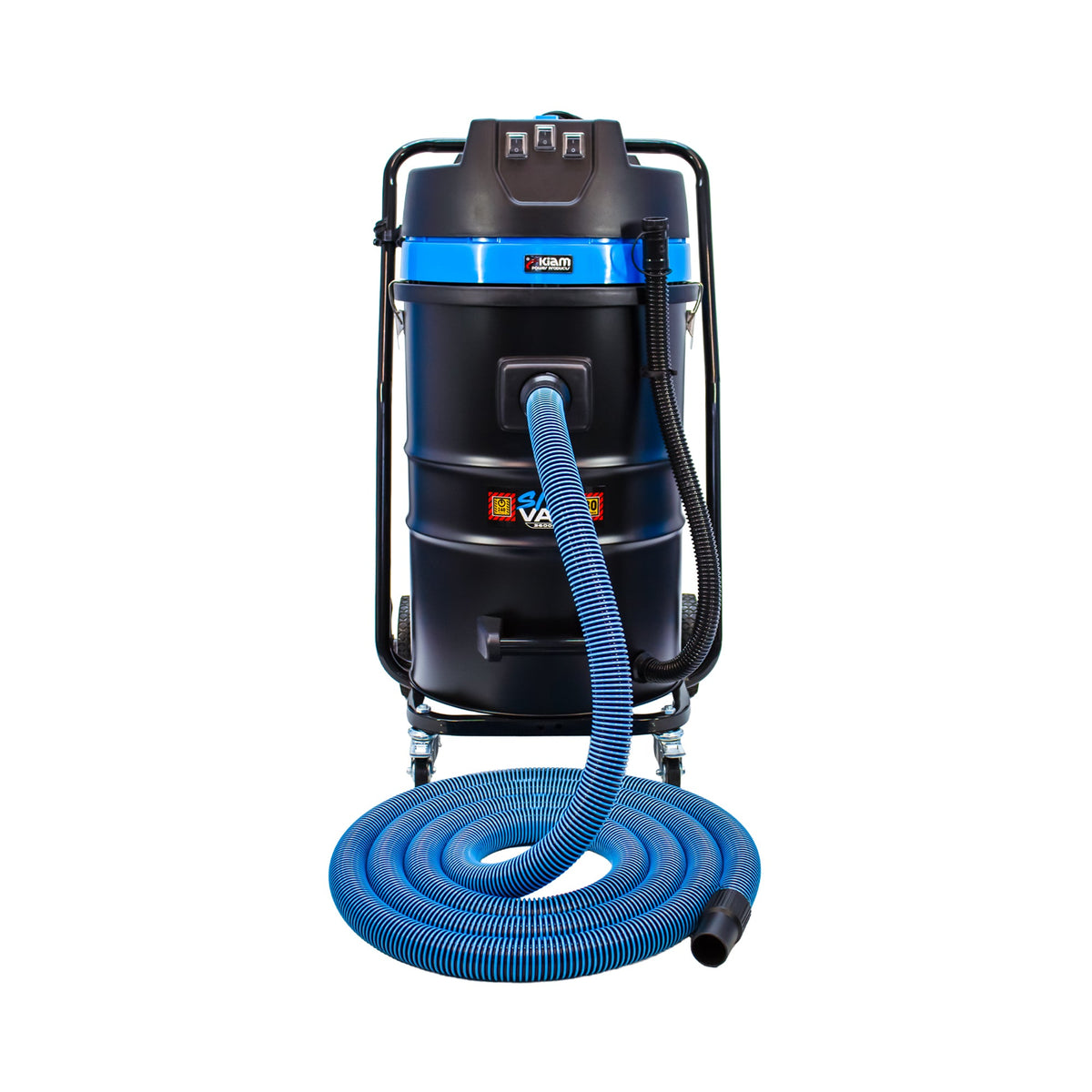 Kiam Products Kiam SiteVac KV80-3 3600W Triple Motor Industrial Wet and Dry Vacuum Cleaner (Car wash / Gutter Cleaning)