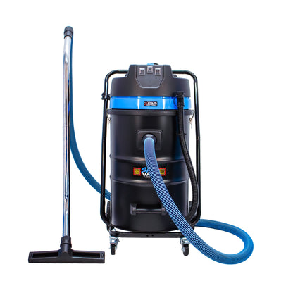 Kiam Products Kiam SiteVac KV80-3 3600W Triple Motor Industrial Wet and Dry Vacuum Cleaner (Car wash / Gutter Cleaning)