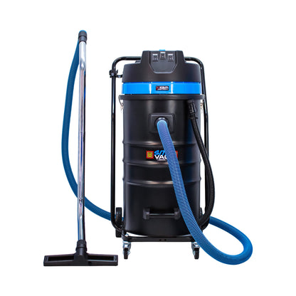 Kiam Products Kiam SiteVac KV100-3 3600W Triple Motor Industrial Wet and Dry Vacuum Cleaner (Car wash / Gutter Cleaning)