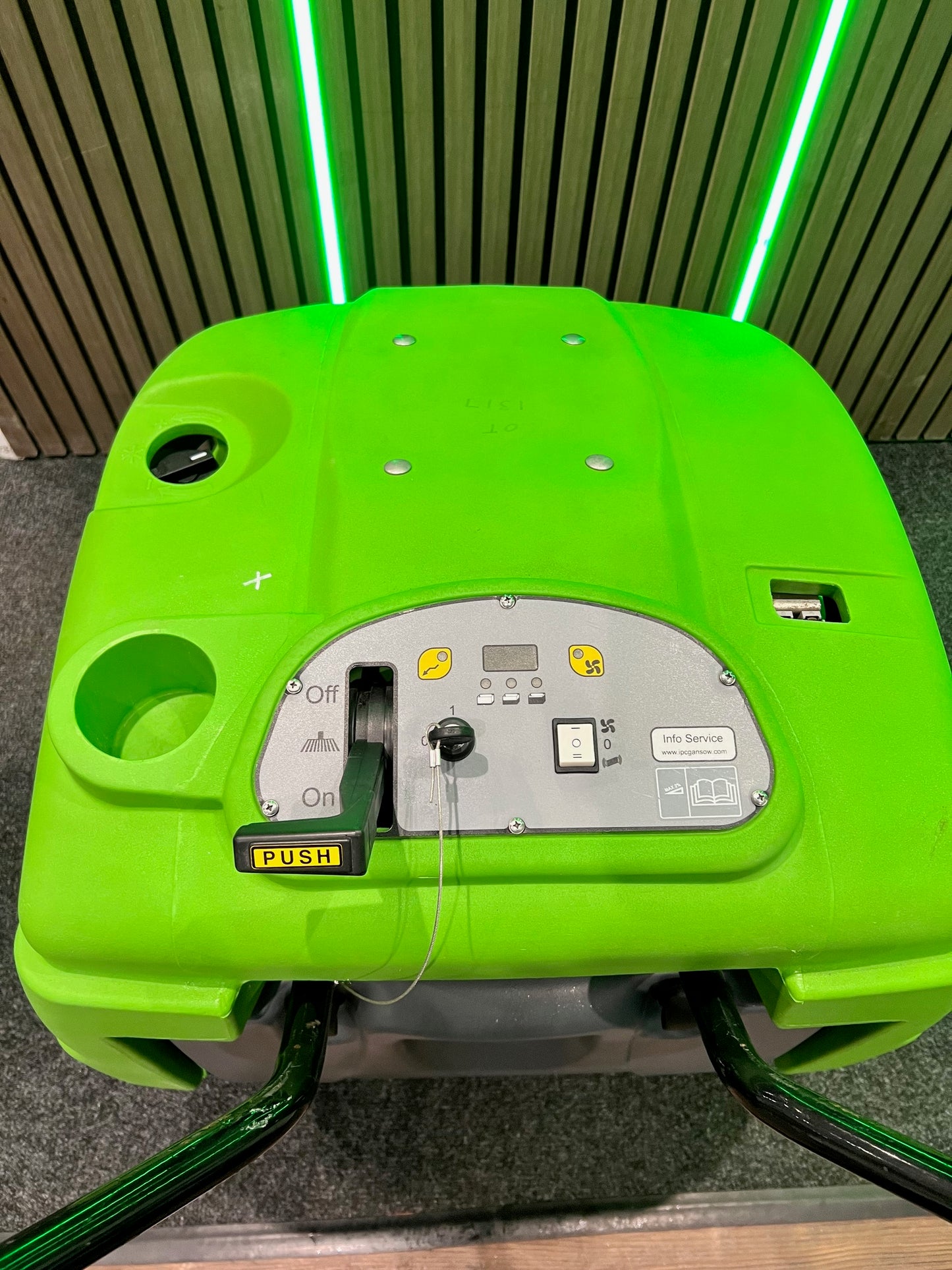 Refurbished IPC 512 Battery Powered Sweeper For Indoor & Outdoor