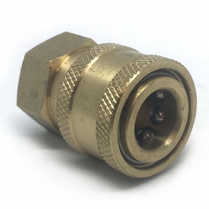 Mini Quick Release Coupling 1/4" BSP Female with Rubber Cover