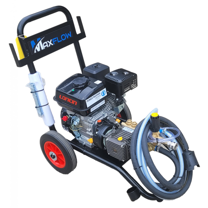 Maxflow Semi-Industrial Pressure Washer - Loncin G200 14 LPM Upright Frame