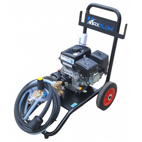 Maxflow Semi-Industrial Pressure Washer - Loncin G200 14 LPM Upright Frame