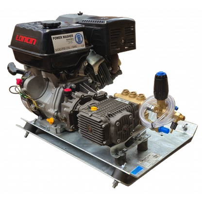 Maxflow Industrial Pressure Washer - Loncin G420 21 LPM Powerwasher Skid Frame