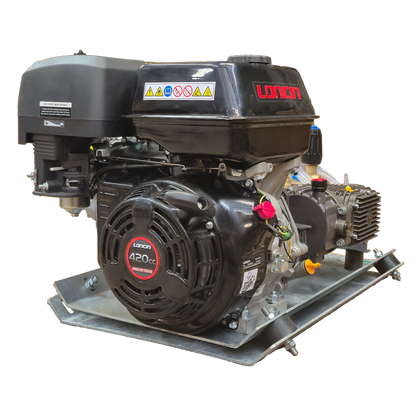 Maxflow Industrial Pressure Washer - Loncin G420 21 LPM Powerwasher Skid Frame