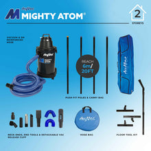 SkyVac Mighty Atom 240V Supercharged Vacuum with Eight-Pole Package