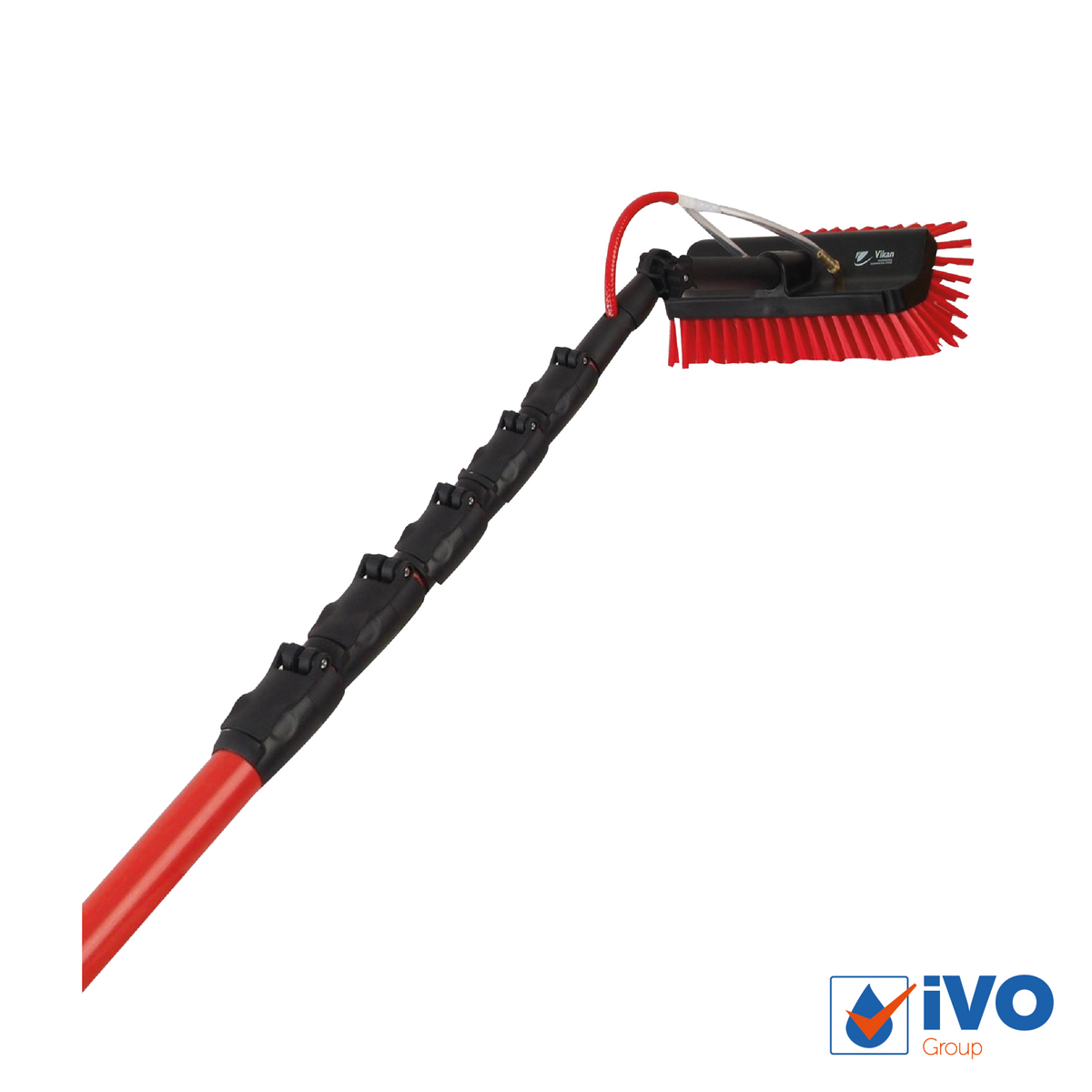 iVO Lite Eco Telescopic Pole 9100mm, Including Anti-Snag Adaptor, Hose & Brush
