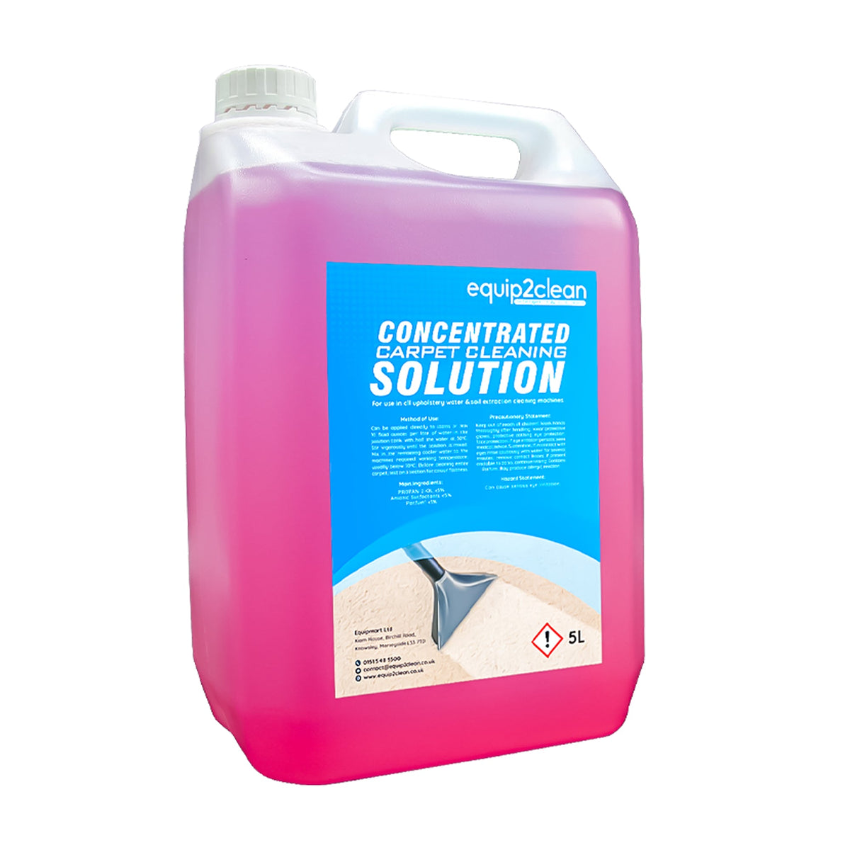 Kiam Products 5 Litre Carpet and Upholstery Cleaning Spotting Solution