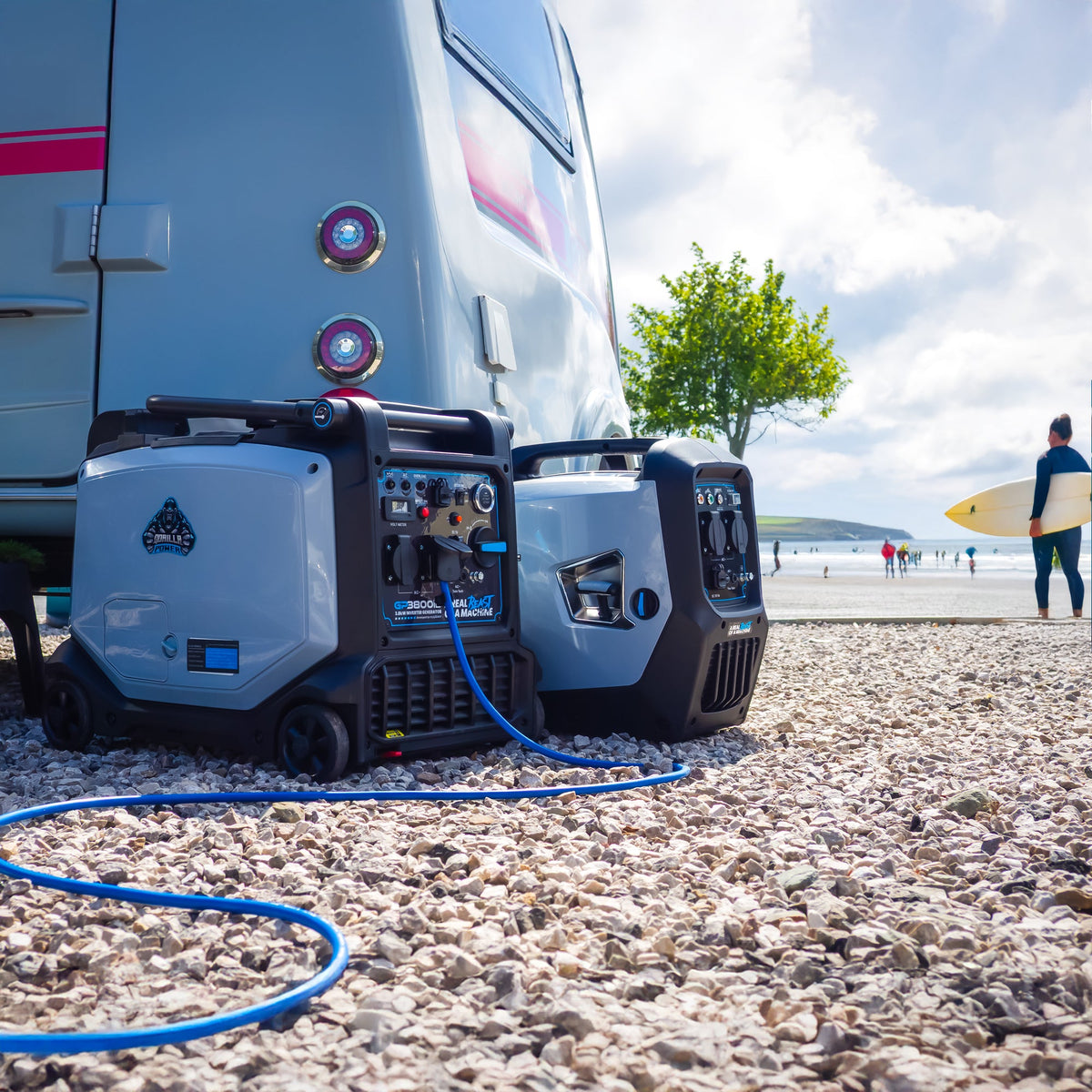Equip2clean Gorilla Power 2000W Inverter Suitcase Generator - GP2000i – Ultra-Portable & Fuel Efficient