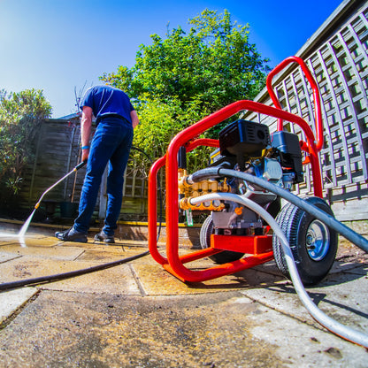 Kiam Products Kiam Warrior 3400P Petrol High Pressure Washer Jet Cleaner (9HP)