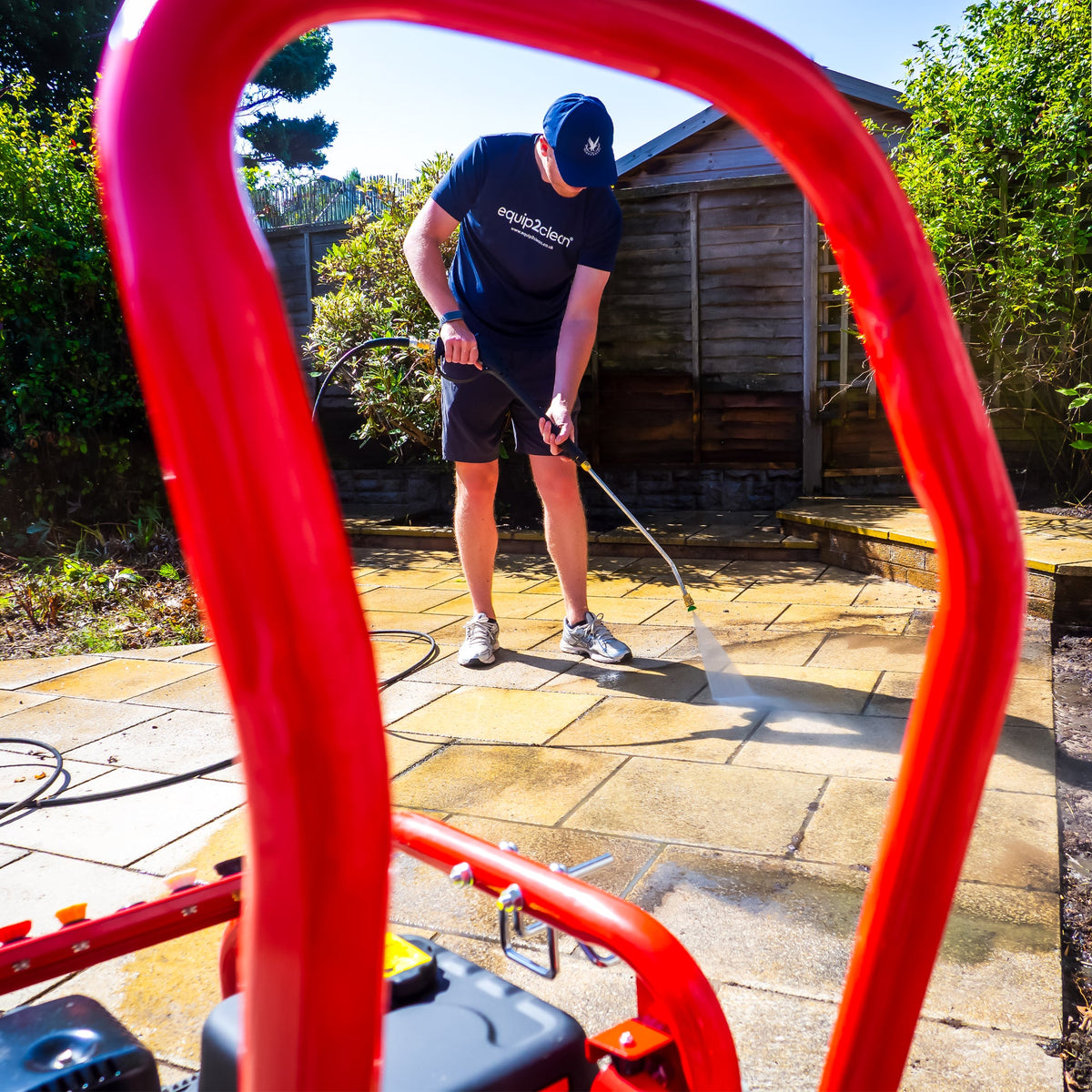 Kiam Products Kiam Warrior 3400P Petrol High Pressure Washer Jet Cleaner (9HP)
