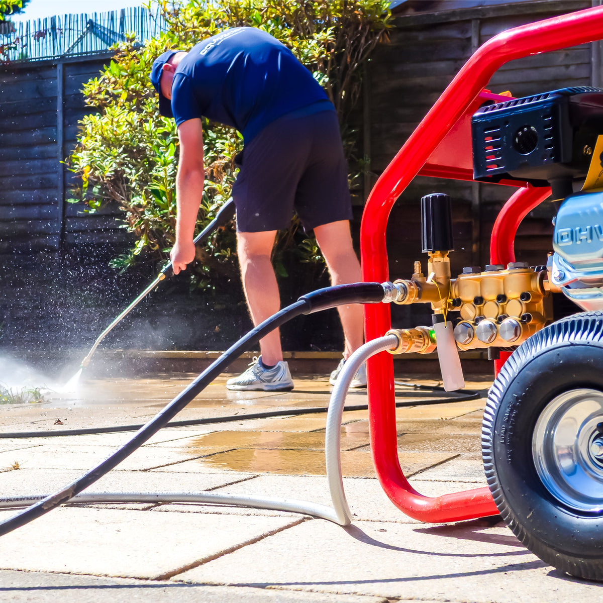 Kiam Products Kiam Warrior 3400P Petrol High Pressure Washer Jet Cleaner (9HP)