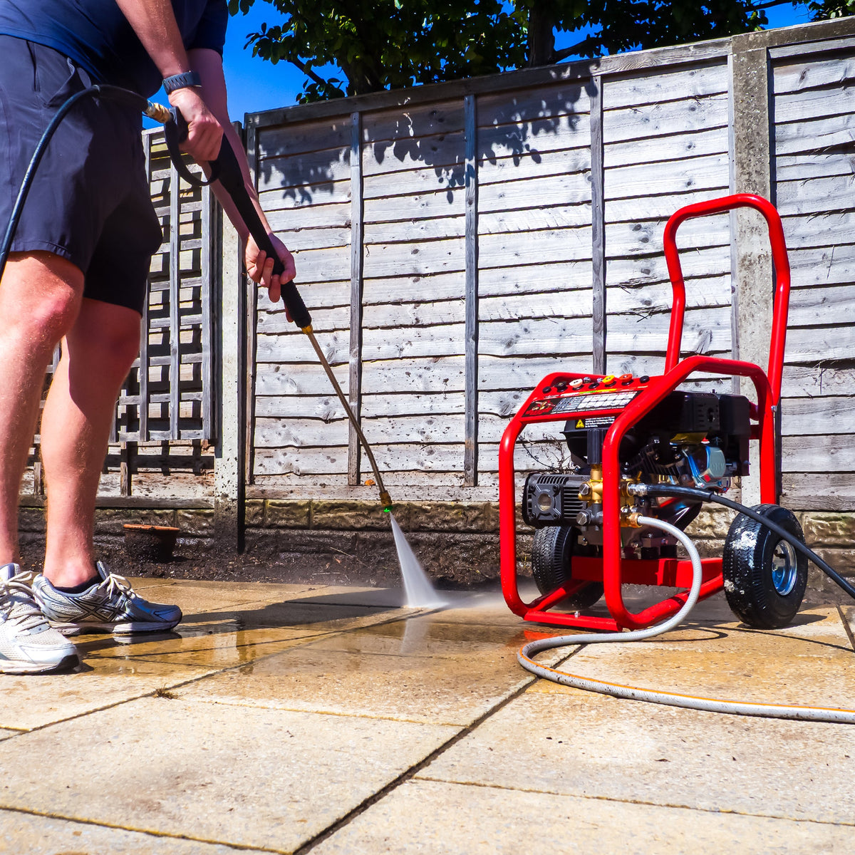 Kiam Products Kiam Warrior 3400P Petrol High Pressure Washer Jet Cleaner (9HP)