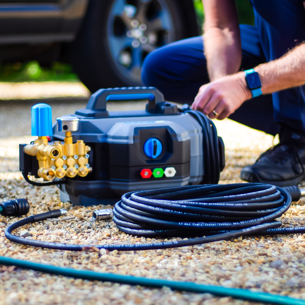 Equip2clean Kiam® DTLR 2 Pro® Electric Pressure Washer 160 Bar 10 LPM