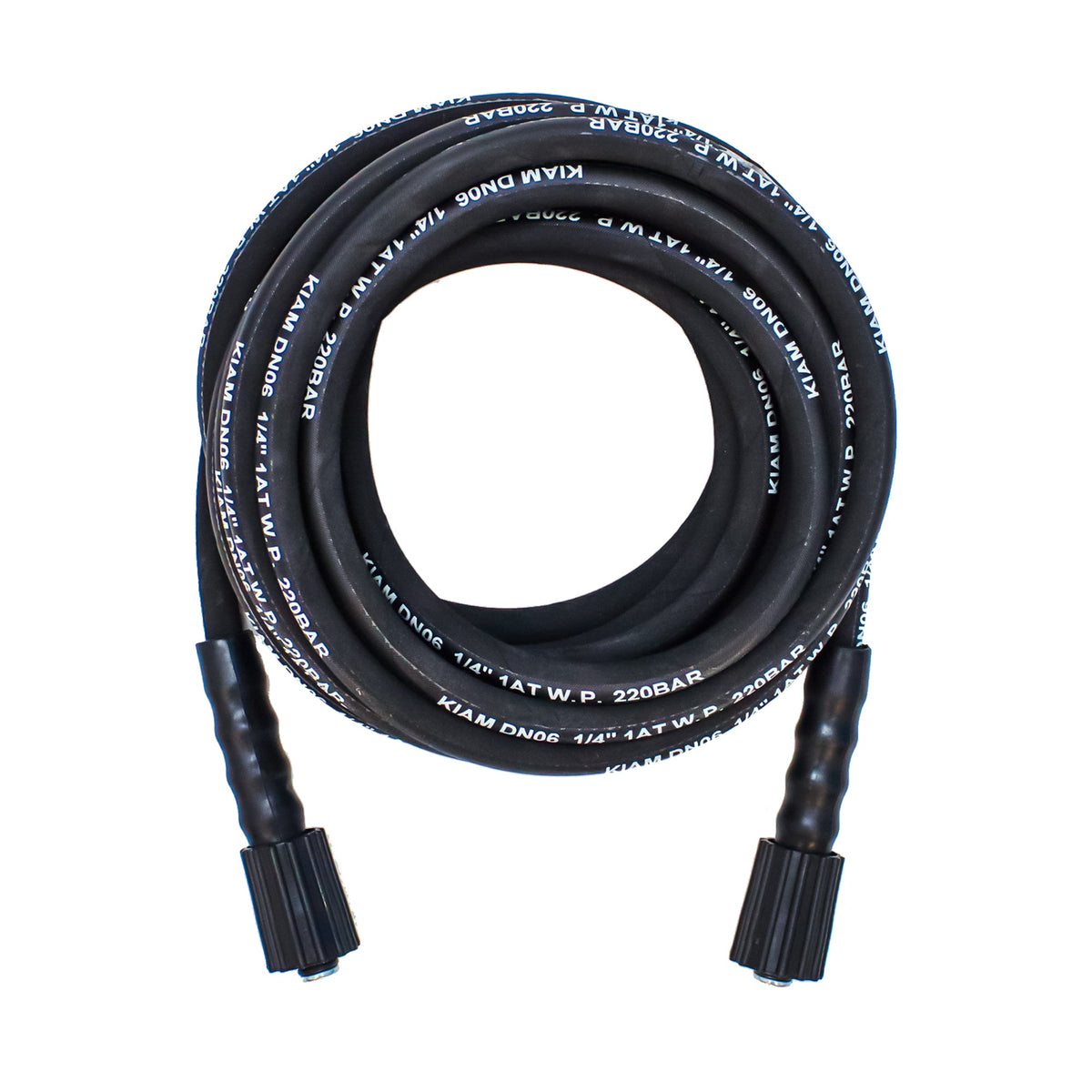 Kiam Products M22 Female - M22 Female Heavy Duty 1/4" Rubber Pressure Washer Hose