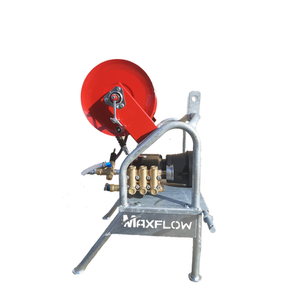 Maxflow Industrial PTO Pressure Washer - 25 LPM 250 Bar Hawk Pump + 30M Reel