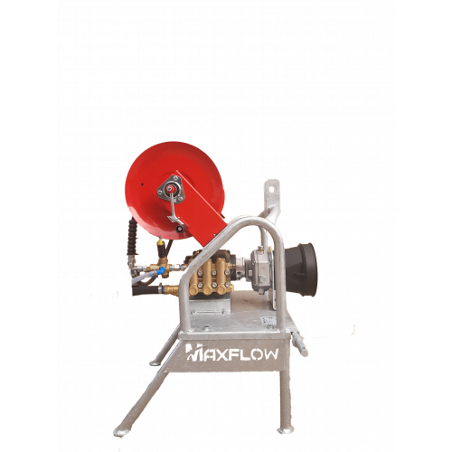 Maxflow Industrial PTO Pressure Washer - 25 LPM 250 Bar Hawk Pump & 2:1 Gearbox + 30M Reel