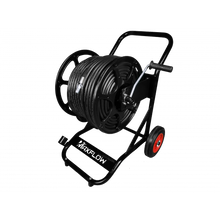 Maxflow Black 100m Reel Trolley with hose