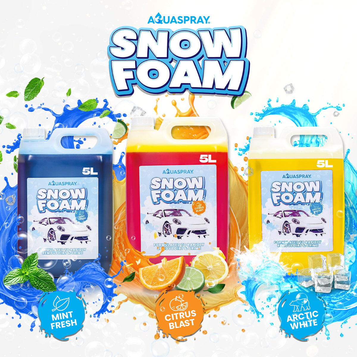Kiam Products Aquaspray® Snow Foam Car Wash Detergent (5 litres)