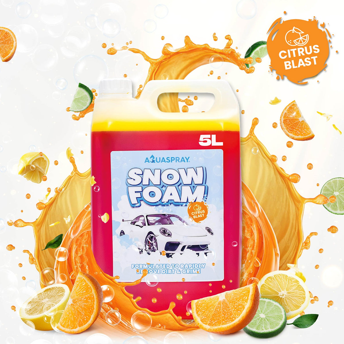 Kiam Products Aquaspray® Snow Foam Car Wash Detergent (5 litres)