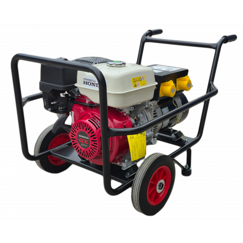 Maxflow Industrial Petrol Generator – Honda GX270 Engine 5.0 kVA Trolley Frame