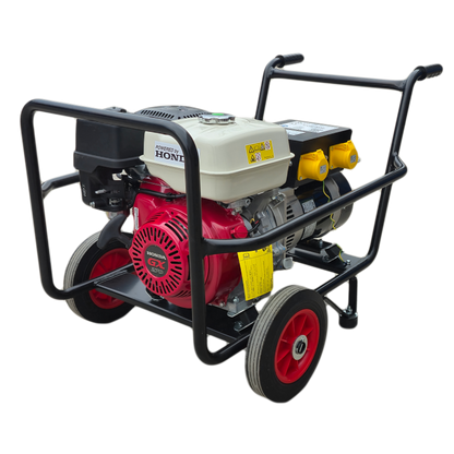 Maxflow Industrial Petrol Generator – Honda GX270 Engine 5.0 kVA Trolley Frame