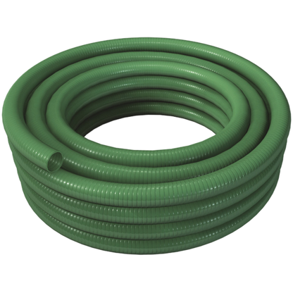 1 1/4" Spiral PVC Suction Hose Per Mt (GREEN)