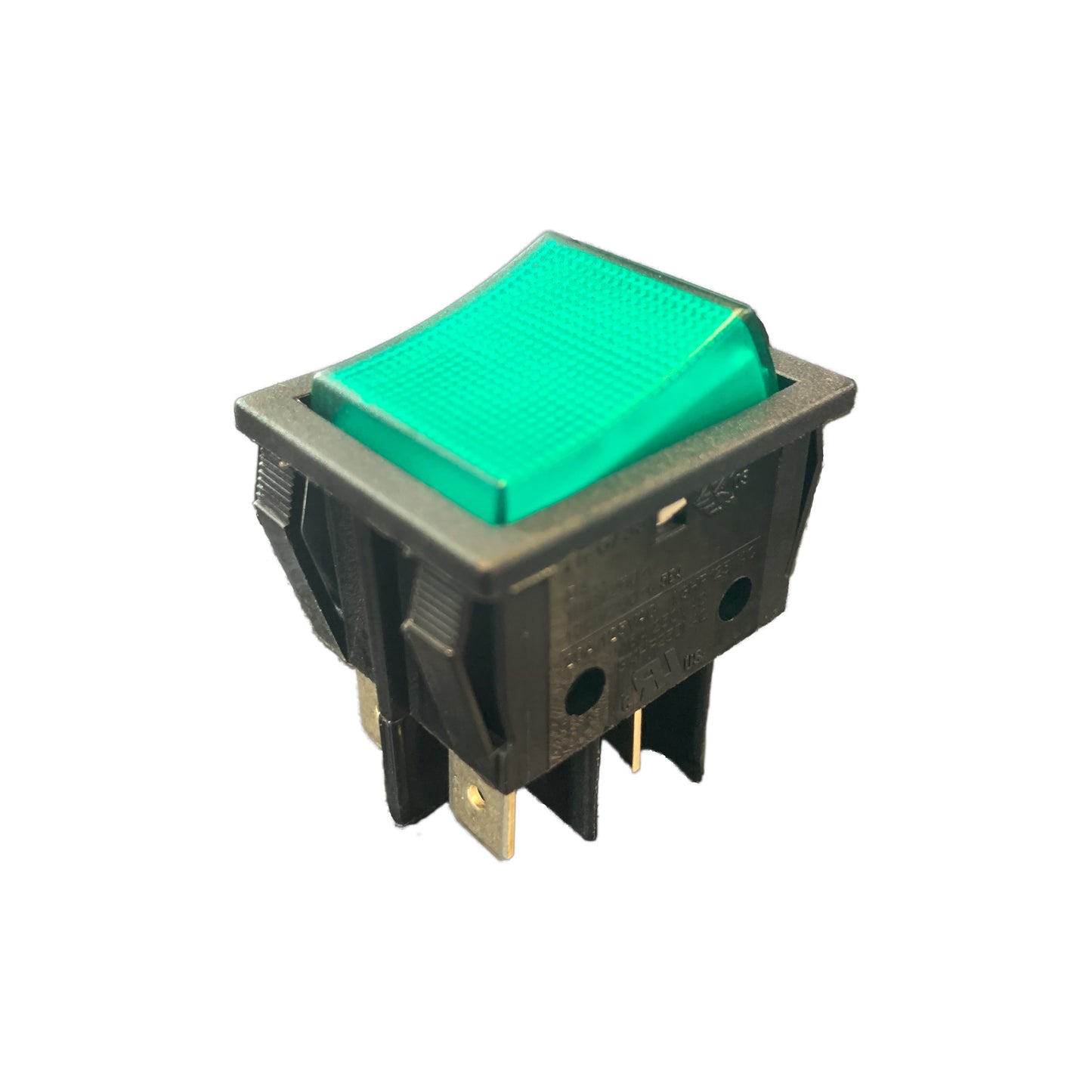 GREEN ROCKER SWITCH 16AMP