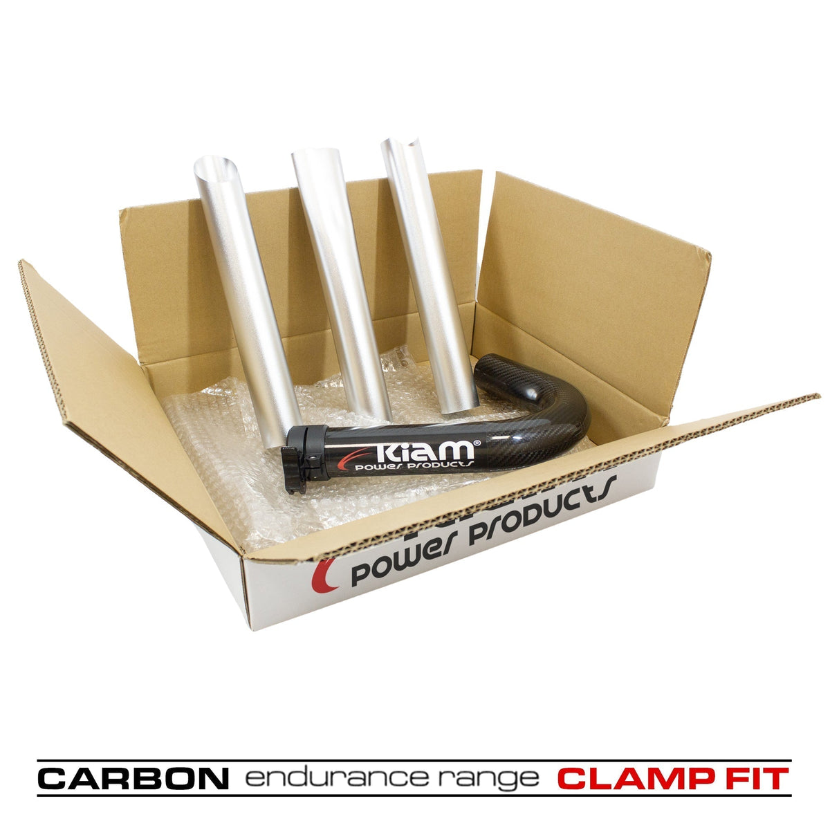 Kiam Products Clamped Carbon Fibre Gutter Vacuum Pole Kits (51mm Diameter) 20ft-40ft