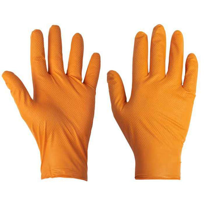 Powder & Latex Free Diamond Grip Trade Nitrile Gloves - Box of 50