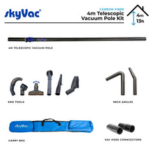 SkyVac Carbon Fibre Telescopic Internal Vacuum Pole Package