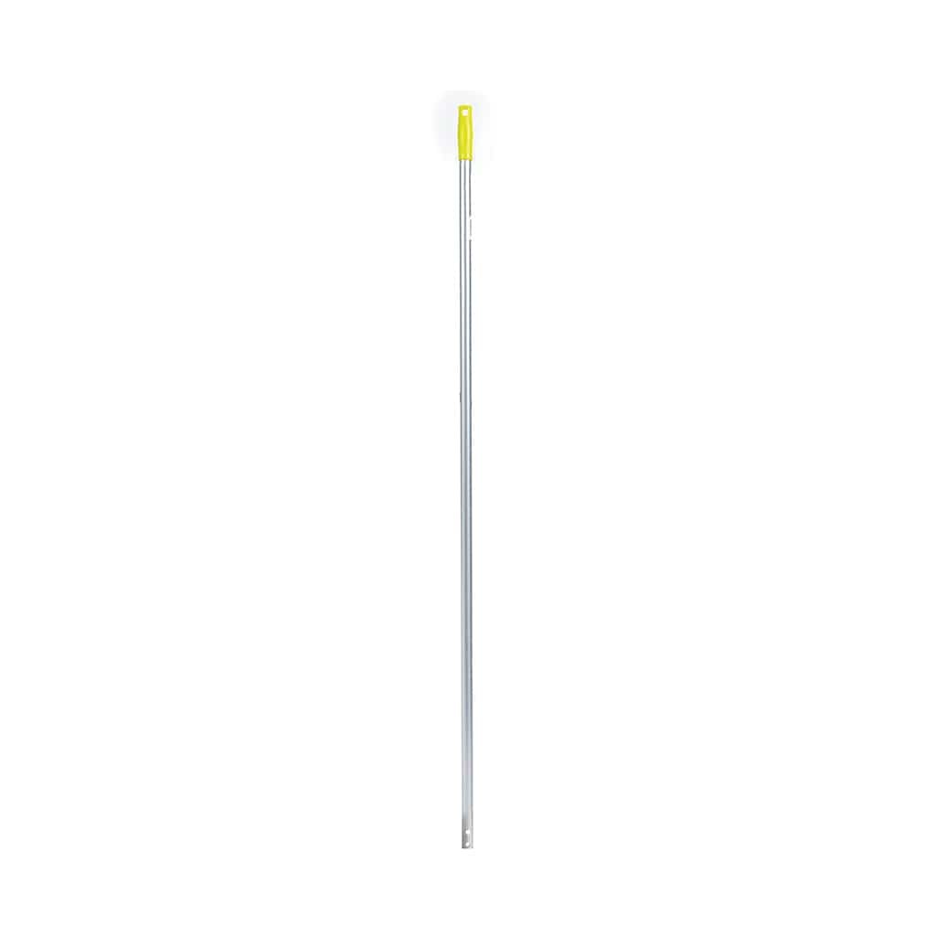 Aluminium Handle With Drilled Holes 137cm - Yellow