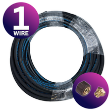 Astrox 3/8’’ M22 BSP 1 Wire High Pressure Rubber Hose - 250bar Rated - Pressure Washer Spares