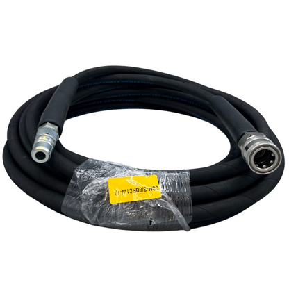 Astrox 3/8’’ Maxi Quick Release 1 Wire High Pressure Rubber Hose - 250bar - Pressure Washer Spares