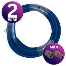 Astrox 3/8’’ Midi Quick Release 2 Wire High Pressure Blue Non Marking Hose - 280bar - Pressure Washer Spares