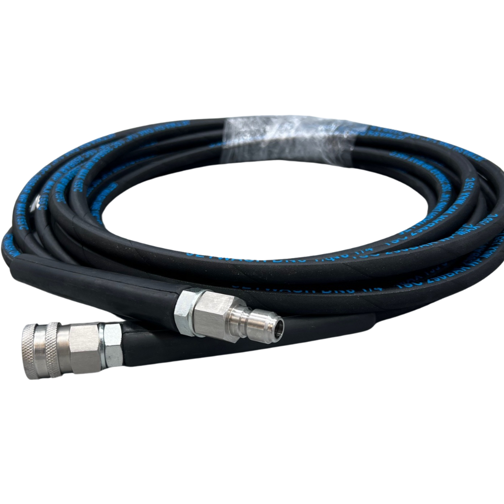 Astrox 3/8’’ Midi Quick Release 2 Wire High Pressure Rubber Hose - 250bar - Pressure Washer Spares