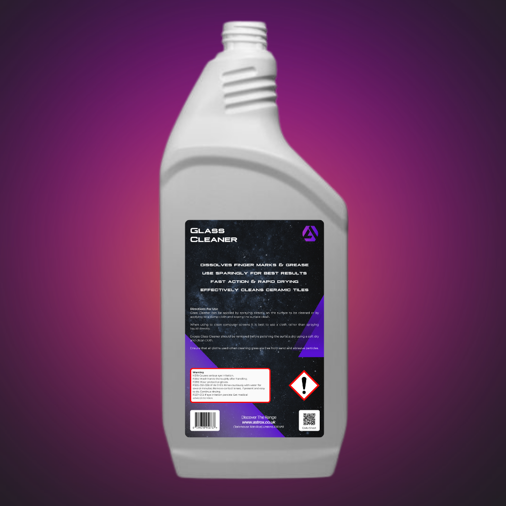 Astrox Glass Cleaner - 750ml Spray - Cleaning Chemicals