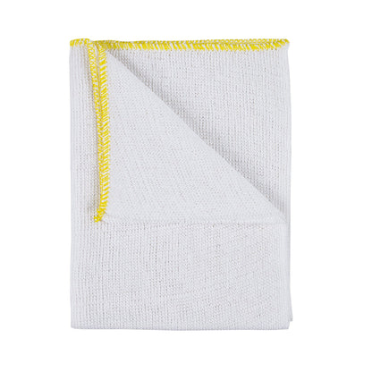 Robert Scott Dishcloth Bleached Dishcloth - 50 Packs of 10 - Buy Direct from Spare and Square