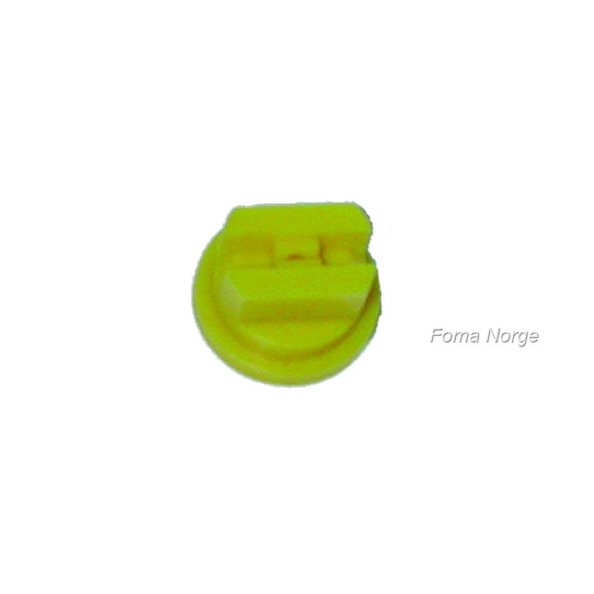 IPC UGLN30851 yellow plastic spray nozzle, 020/80° — manufacturer product photograph