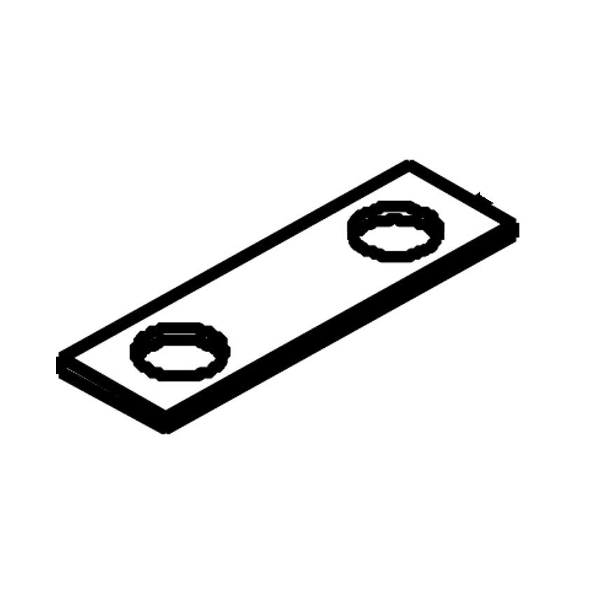 Truvox 03-5991-0000 axle retaining plate - parts diagram