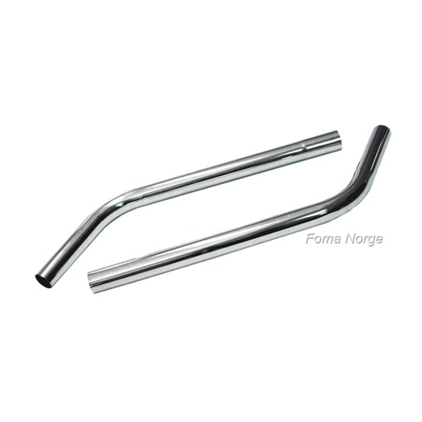 IPC LAFN28240 38mm two-piece chrome suction tube — manufacturer product photograph