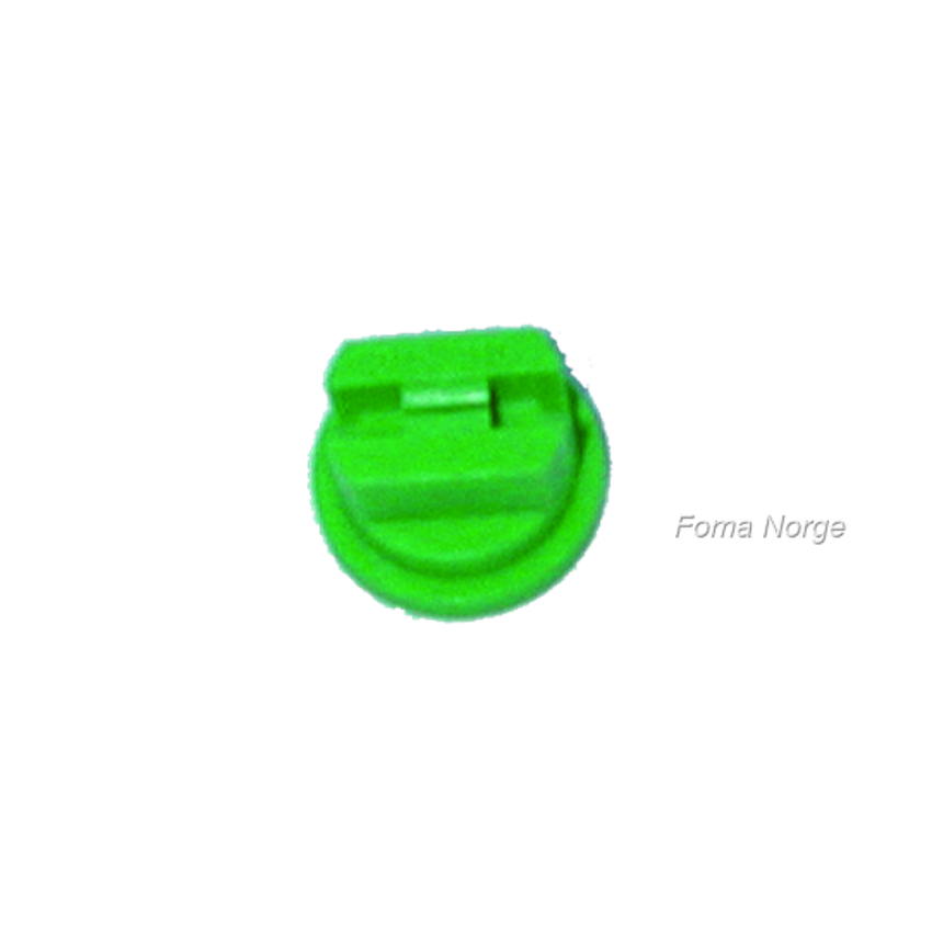 IPC UGLN31294 green plastic spray nozzle, 015/110° — manufacturer product photograph