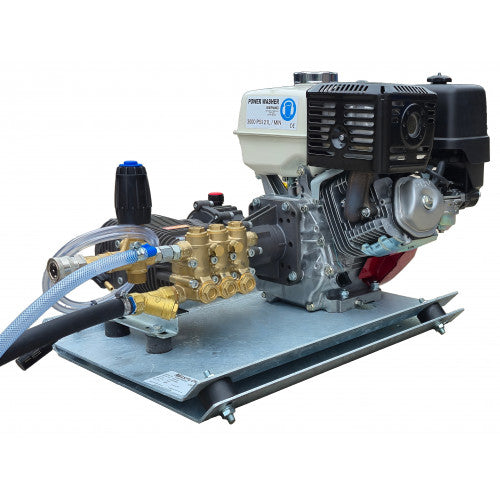 Maxflow Industrial Pressure Washer - Honda GX390 21 LPM Powerwasher Skid Frame