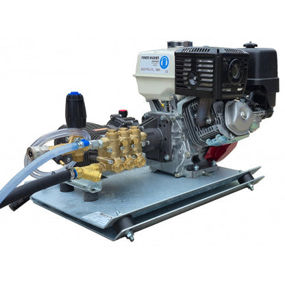 Maxflow Industrial Pressure Washer - Honda GX390 21 LPM Powerwasher Skid Frame