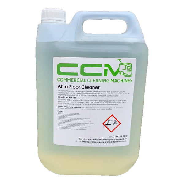 Commercial Cleaning Machines Cleaning Chemicals CCM Altro Floor Cleaner - 5 Litres - Premium Product Made For Altro Floors 722777681106 B209/5 - Buy Direct from Spare and Square